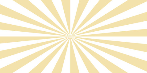 Abstract vibrant spiral background with blue and white curved rays. dynamic, hypnotic swirl pattern.Sunlight retro horizontal background. Pale blue and beige color burst background.