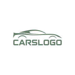 Unique car logo Modern and minimalist vector and abstract logo