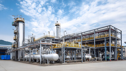 industrial carbon capture technology facility to reduce the CO2 in the atmosphere
