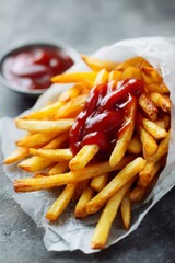 French Fry with Ketchup