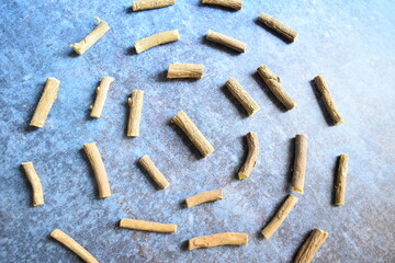 Raw whole dried Licorice root