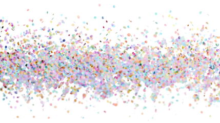 Colorful abstract splash effect on a white isolated background.