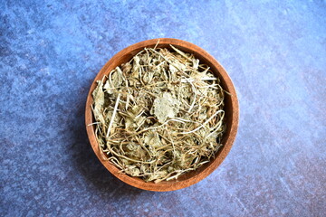 Raw whole dried Bacopa monnieri herb