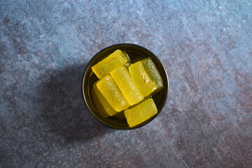 Kesar Angoori Petha Indian traditional sweet