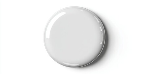 White Circle on White Background