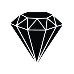 Diamond flat vector icon. Adobe Illustrator Artwork