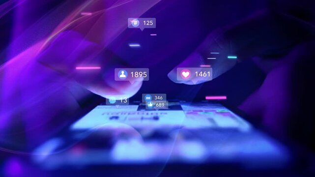 marketing, business, technology, social media, like, media, scrolling, social, social network, application, communication, cyberspace, icon, follow, message, online, background, concept, viral video