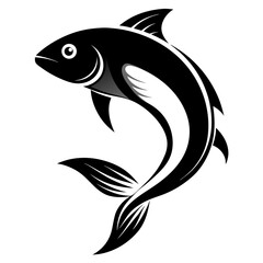 vector illustration of a fish