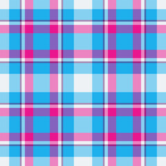 Vibrant grid-patterned fabric with multi-colored stripes, captur