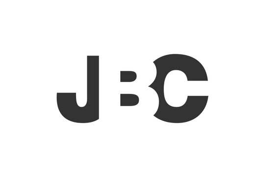 JBC logo design. Initial letter J B C bold font style for tech startups, consulting, corporate branding. Creative company name, headlines typography identity, trendy logotype.