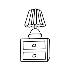 bedroom furniture line art