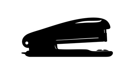 A clean-cut, modern silhouette of a stapler