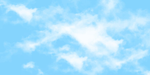 Blue sky with white fluffy cloud. Beautiful sky in the morning. beautiful blue sky with white cloud