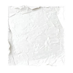 Obraz premium Crumpled White Paper Texture Background Design