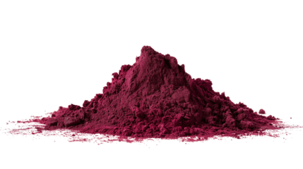 Pile of Red Beetroot Powder