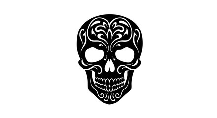 Ornate skull design.