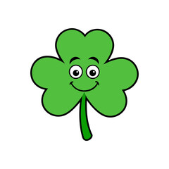 shamrock icon vector art 