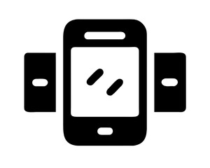 Smartphone Icon in Flat Design