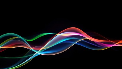 abstract colorful wave