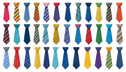 Colorful Neckties Collection for Menswear Fashion,  Formal Accessories and Business