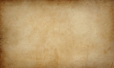 Fototapeta premium Old vintage paper texture background with aged stained surface, perfect for antique documents, maps, history designs, or grunge projects