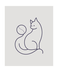 Felines playing