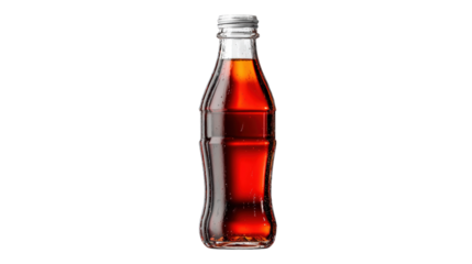 Refreshing Cola Bottle with Condensation