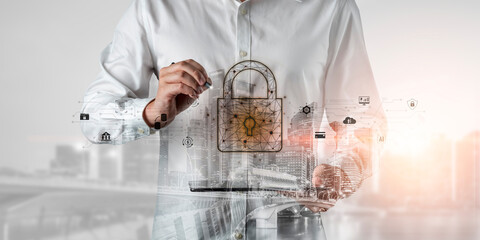 Cyber security safeguards data and systems. Cyber security uses AI, digital security protects...
