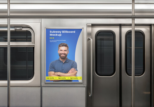 Subway Billboard Mockup 97