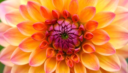 Obraz premium Close-up showcases Dahlia rich colors