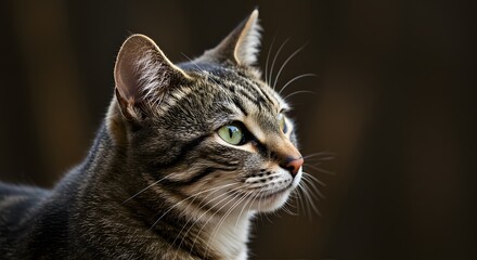 Obraz premium close up portrait of a cat