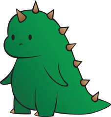 baby dinosaur vector art