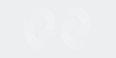 Abstract white glowing geometric lines on gray background. modern illustration.