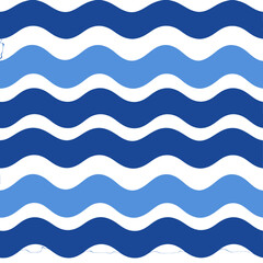 Blue And White Wave Pattern Background
