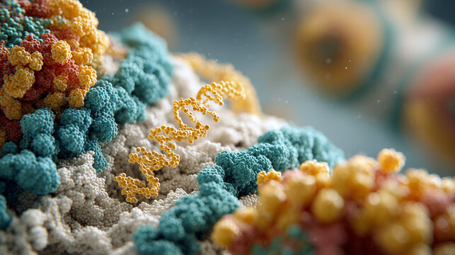 3D Molecular Visualization of mRNA Translation during Protein Synthesis