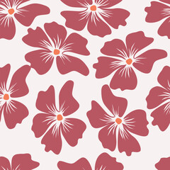 Amazing seamless floral pattern with bright colorful small flowers