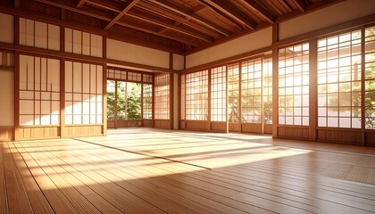 Sun-Drenched Serenity Awaits in this Harmonious Japanese Interior with Natural Light