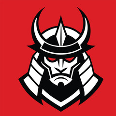 design logo icon illustration mascot vector samurai