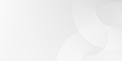 Fototapeta premium Background grey modern background with circle elements. Digital technology simple abstract modern