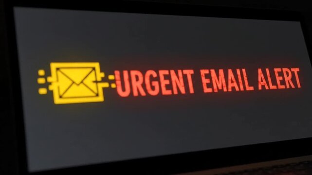 Important message electronic alert, high priority digital communication