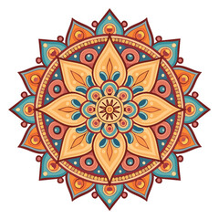 Traditional Batik Pattern Isolated on White Background &ndash; Aesthetic Indonesian Textile Design with Intricate Floral and Geometric Motifs for Fabric, Print, Culture, and Decorative Projects