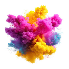 Fototapeta premium Colorful explosion of vibrant inks