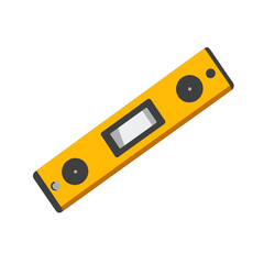 Fototapeta premium Yellow Construction Level Illustration