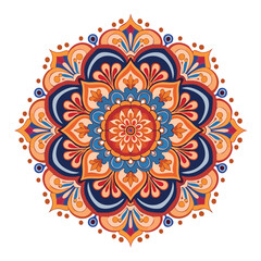 Traditional Batik Pattern Isolated on White Background – Aesthetic Indonesian Textile Design with Intricate Floral and Geometric Motifs for Fabric, Print, Culture, and Decorative Projects