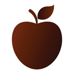 vector illustration of an apple