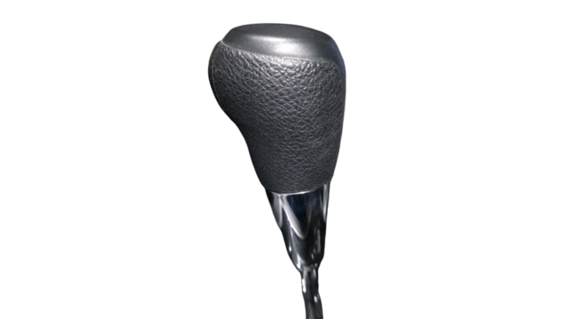 Car Gear Shift Knob Isolated PNG on Transparent Background