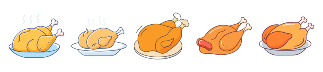 Roasted Whole Chickens