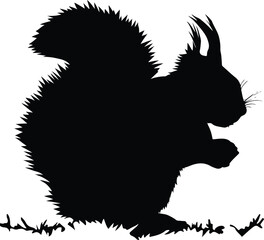 Cute Rabbit Silhouette eps 