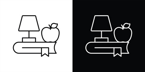 nurturing knowledge icon. contain learning, light, balanced education and enlightened teaching thin line style icon symbol sign for your app web. vector illustration