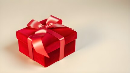 Obraz premium red gift box